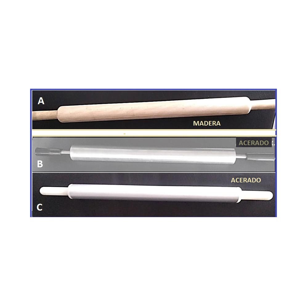 RM050-RA60B-RA60N.jpg RODILLOS LAMINADORES PARA PIZZA Y PAN EN ACERO INOXIDABLE - Imagen 1